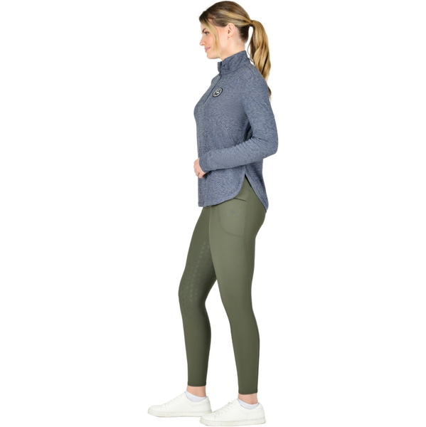 Weatherbeeta Femmes Londres Layer Longue Manche Top 1023217 - Navy Iris